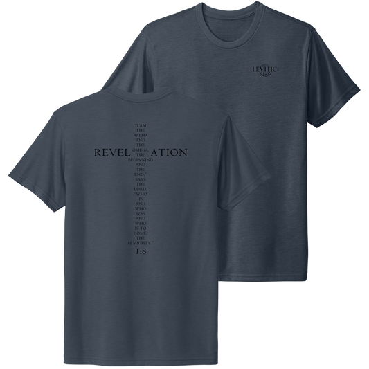 Alpha T-Shirt Legion Blue Front And Back