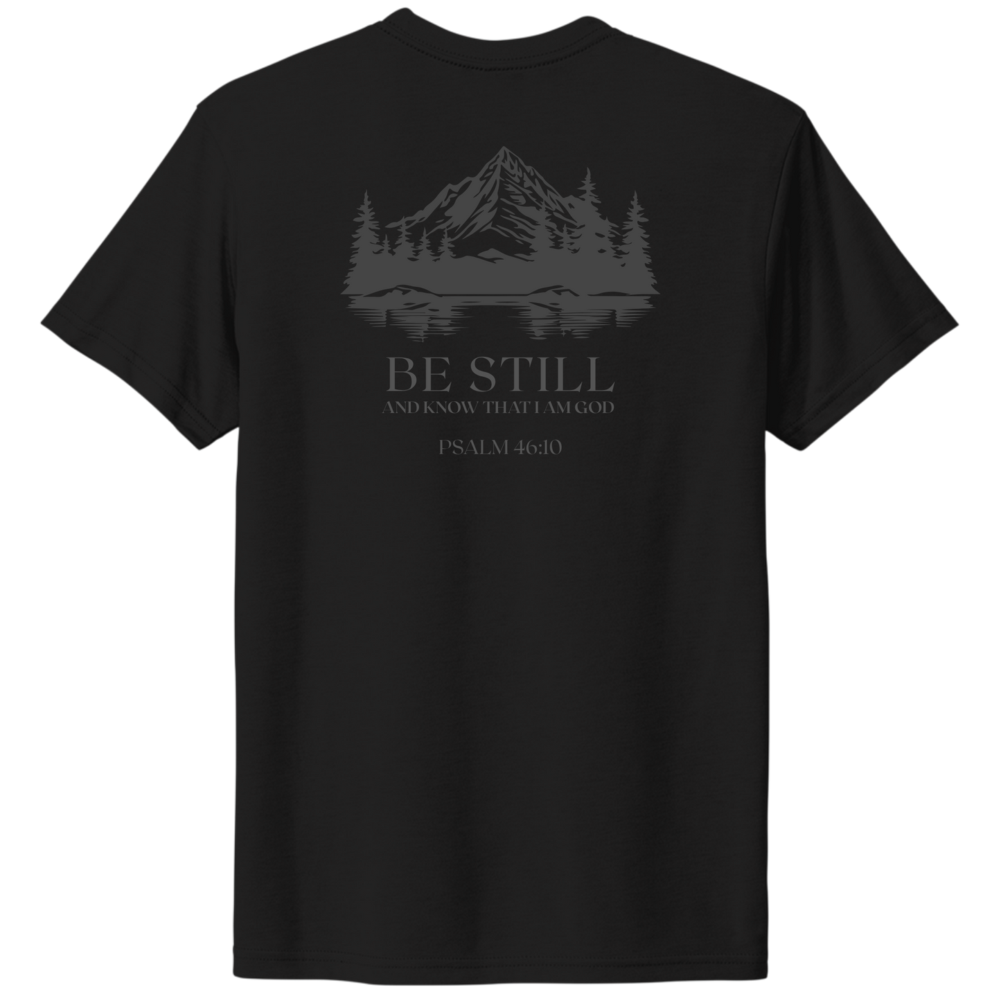 Be Still T-Shirt Black Back