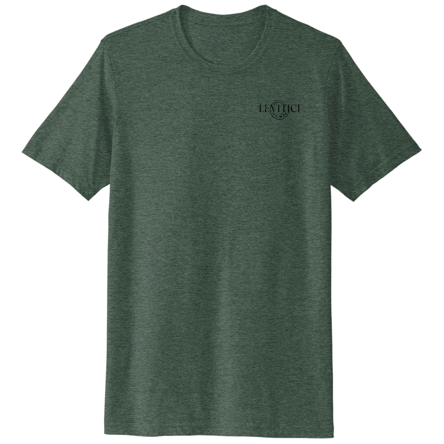 Be Still T-Shirt Heathered Forest Green Front