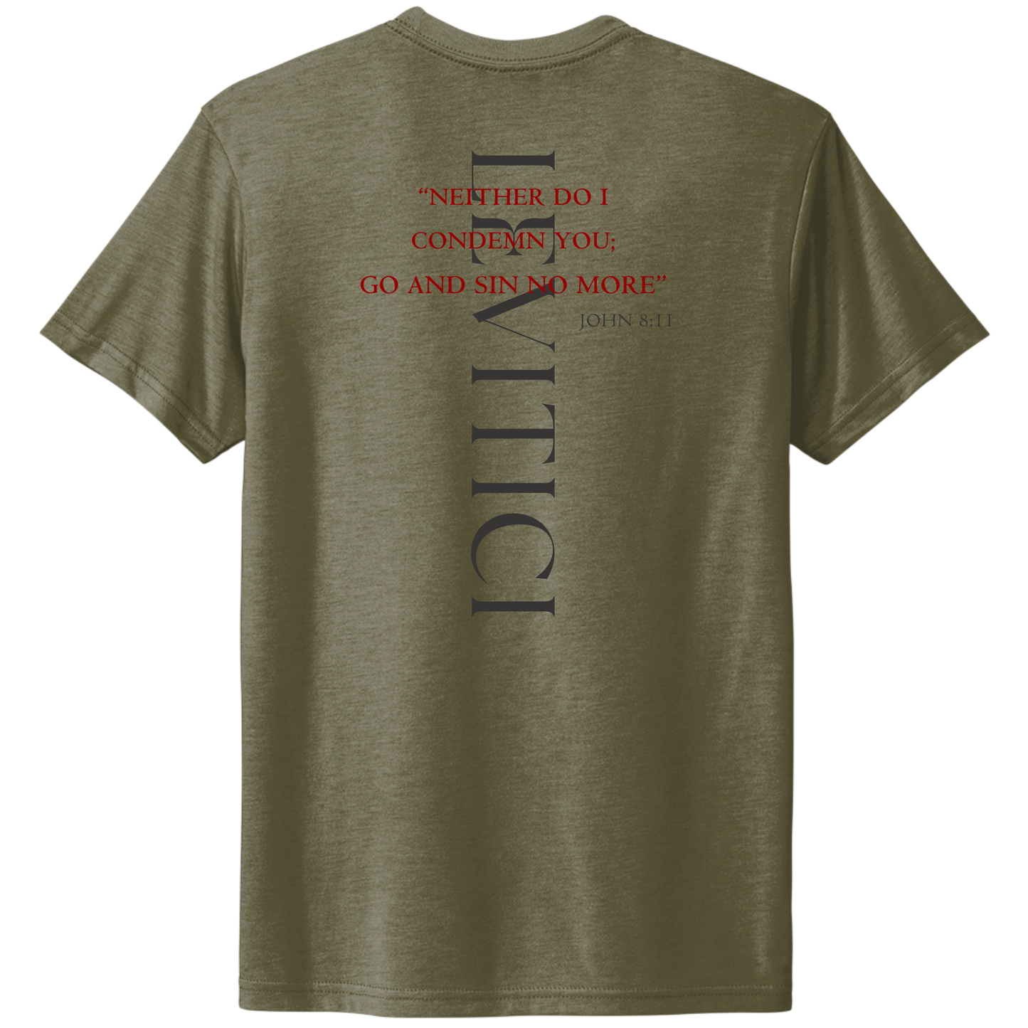 Sin No More T-Shirt Military Green Heather Back