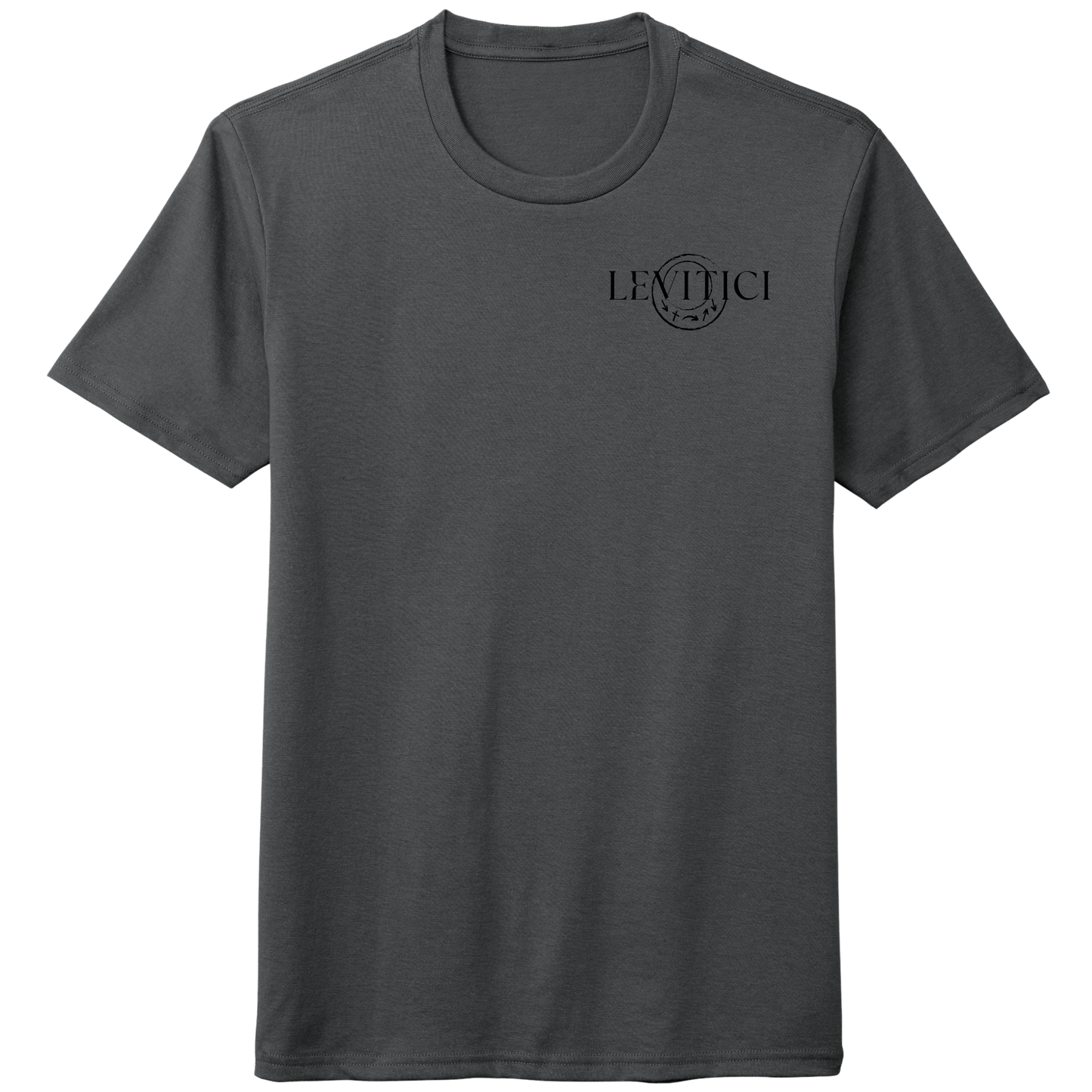 I Am T-Shirt Charcoal Gray Front