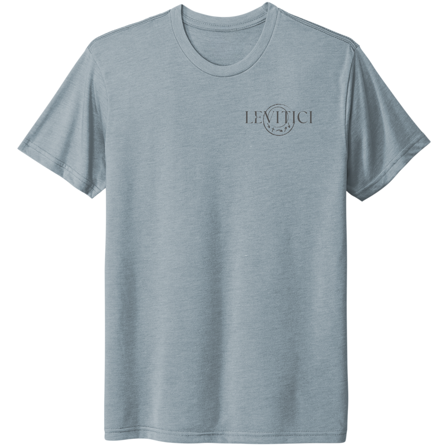 King of Kings T-Shirt Stonewashed Denim Front