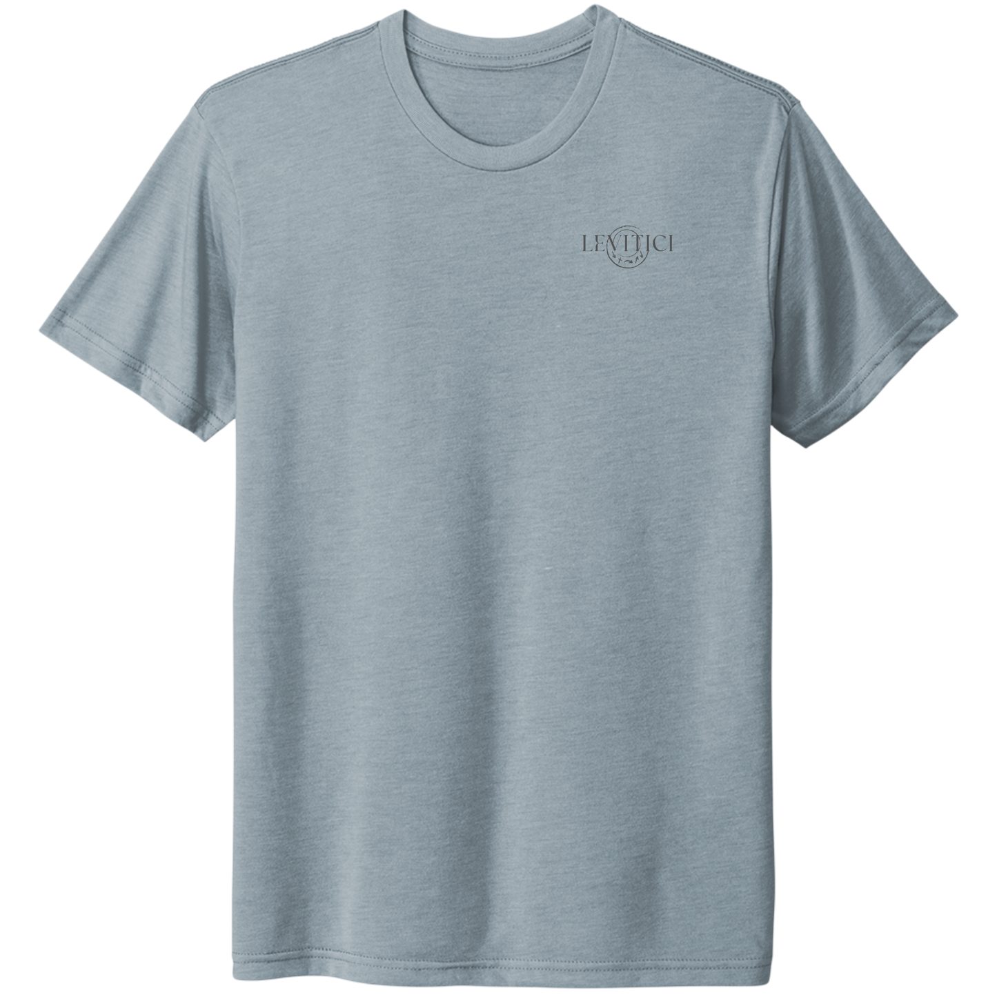 King of Kings T-Shirt Stonewashed Denim Front