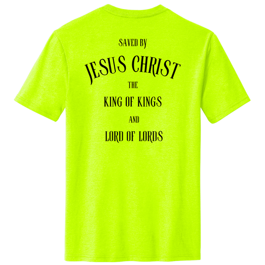 KING OF KINGS TEE - SAFETY GREEN