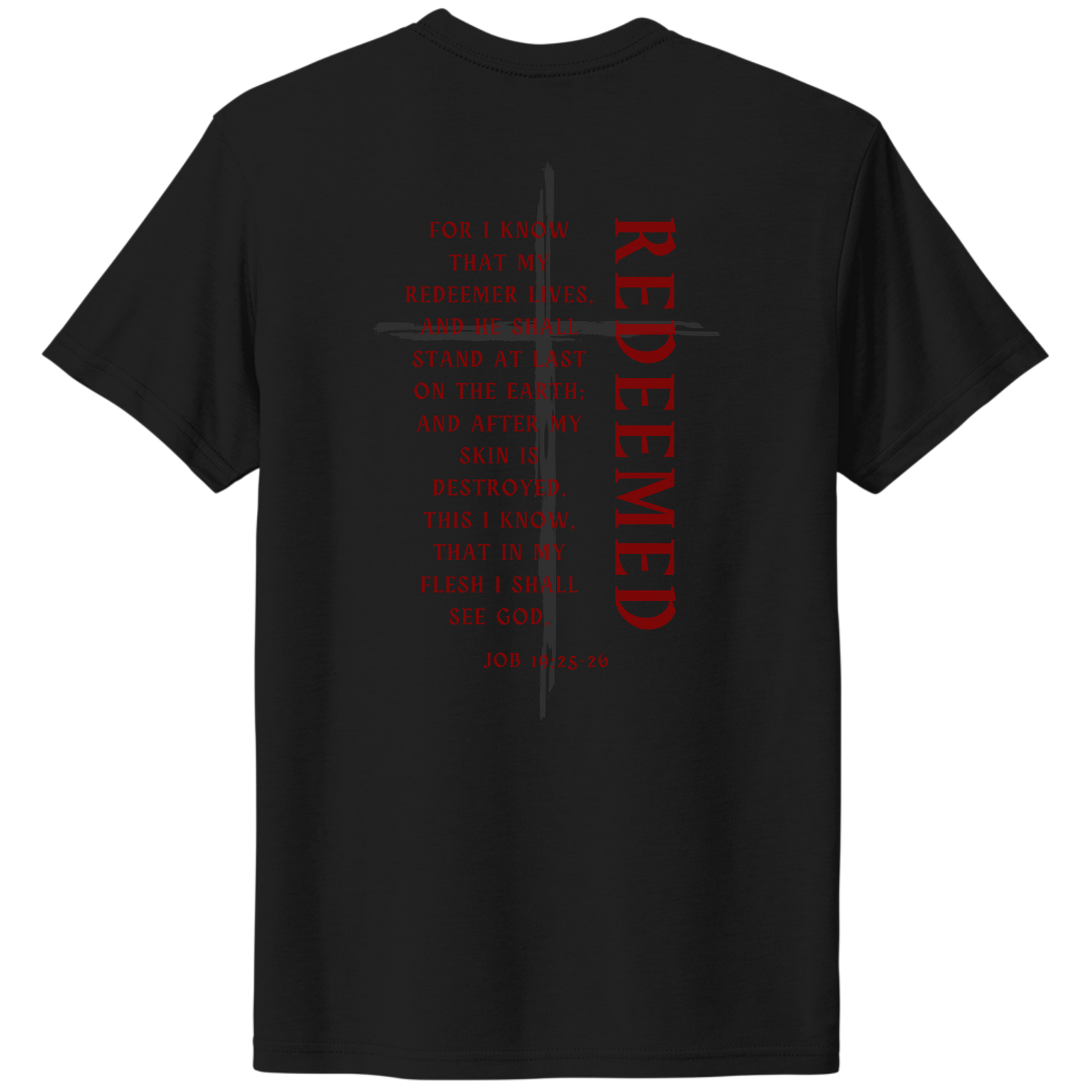 Redeemed T-Shirt Black Back
