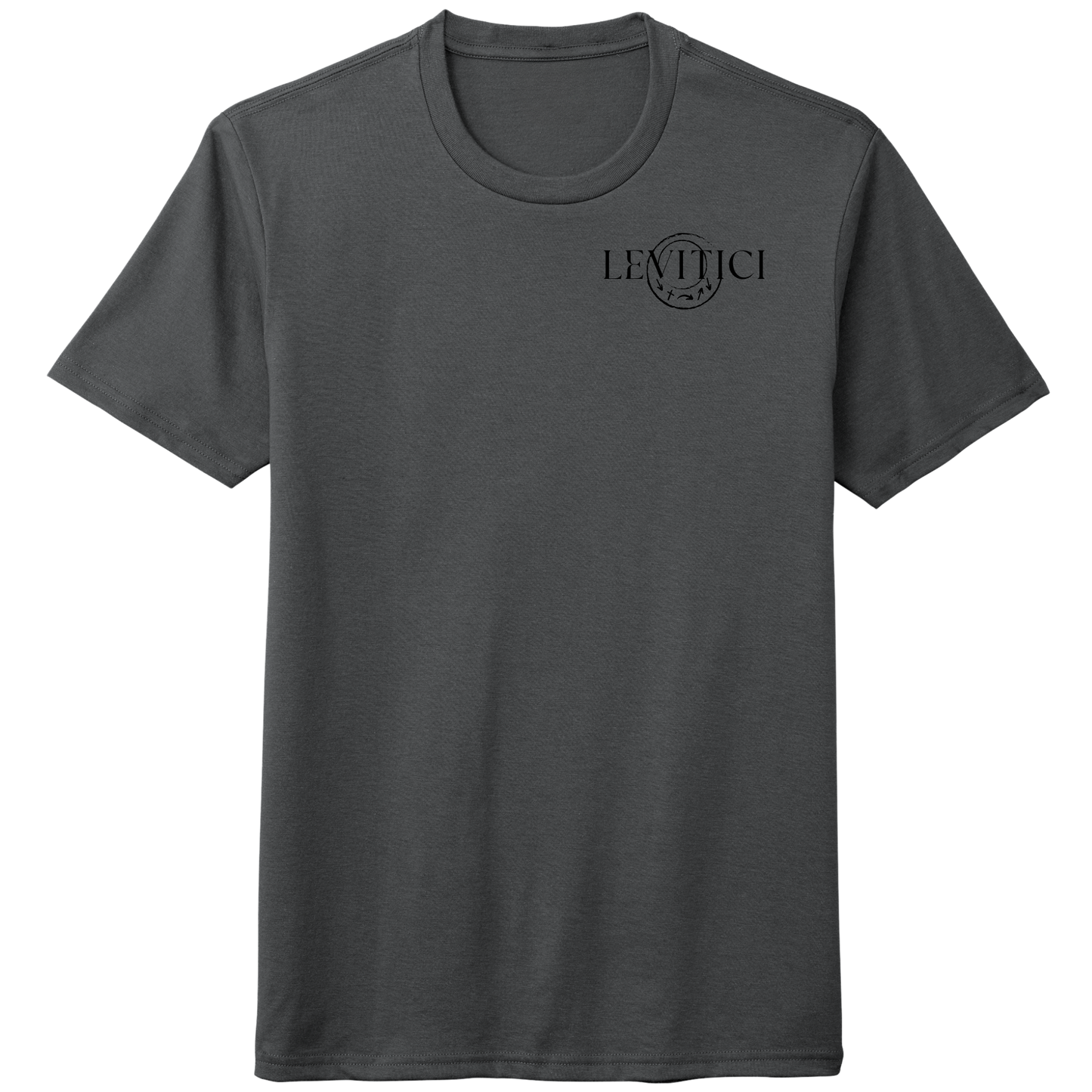 Shall Be Food T-Shirt Charcoal Gray Front