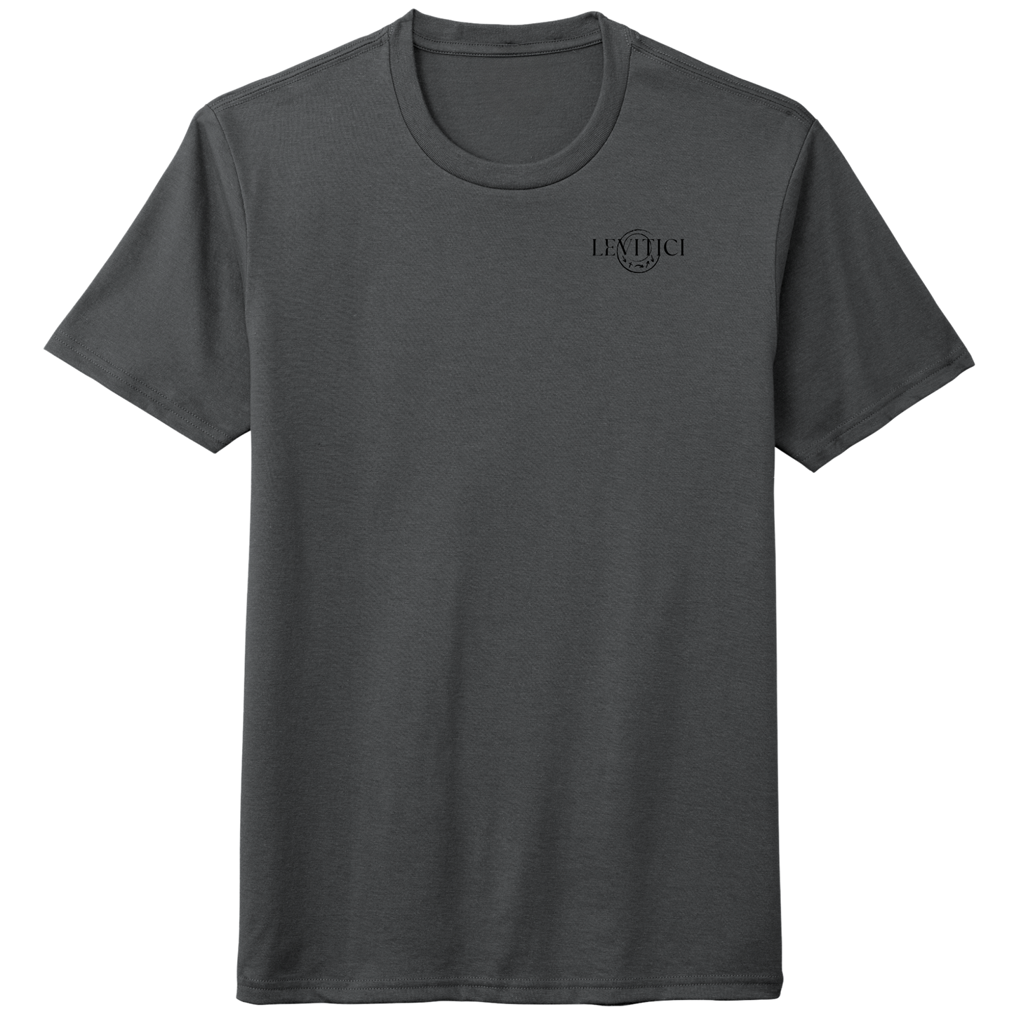 Shall Be Food T-Shirt Charcoal Gray Front