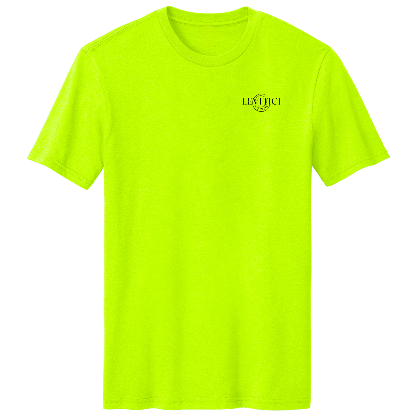 BE STILL TEE - SAFETY GREEN