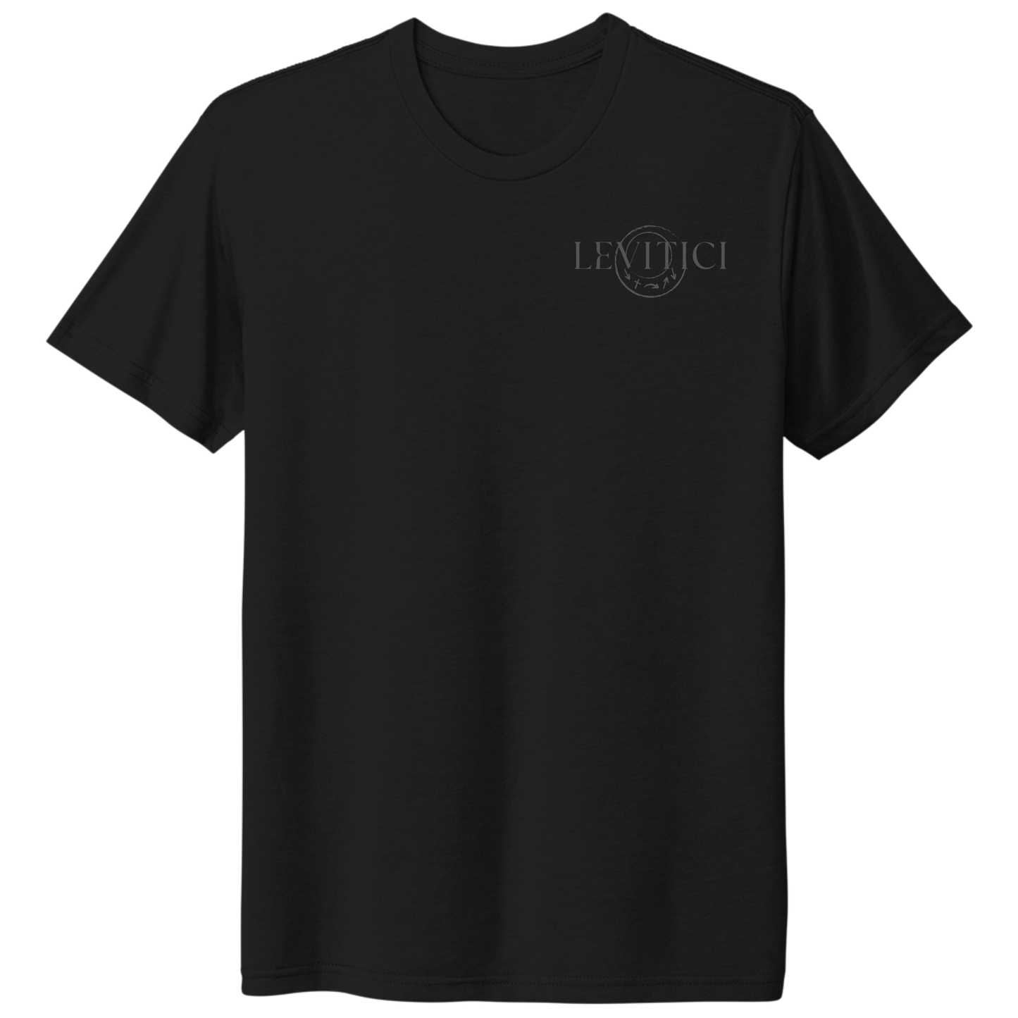 Go and Sin no more T-Shirt Black Front