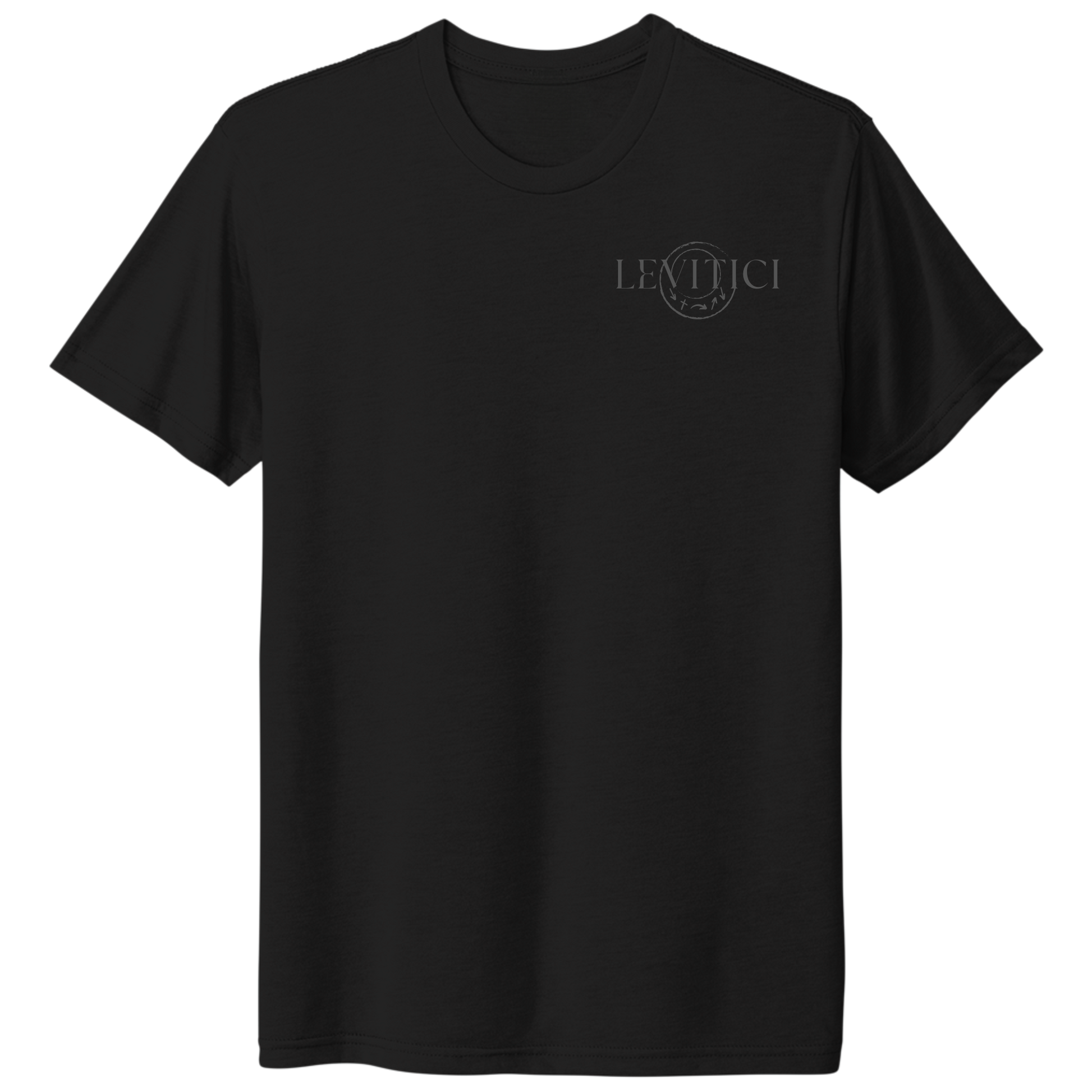 Go and Sin no more T-Shirt Black Front