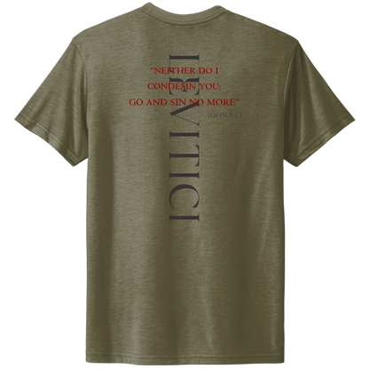 Sin No More T-Shirt Military Green Heather Back