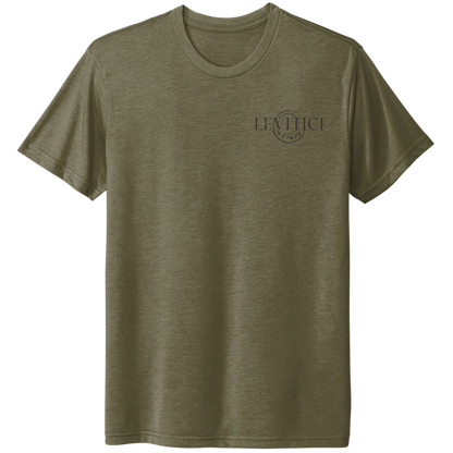 Go and Sin no more T-Shirt Military Green Front