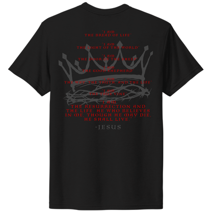I Am T-Shirt Black Back