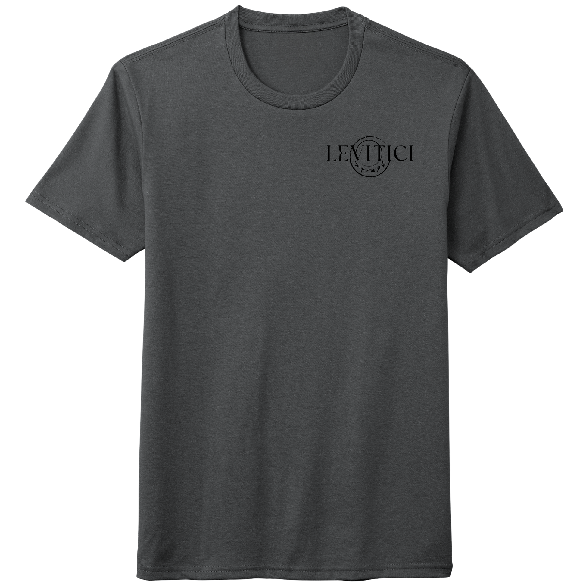 I Am T-Shirt Charcoal Gray Front