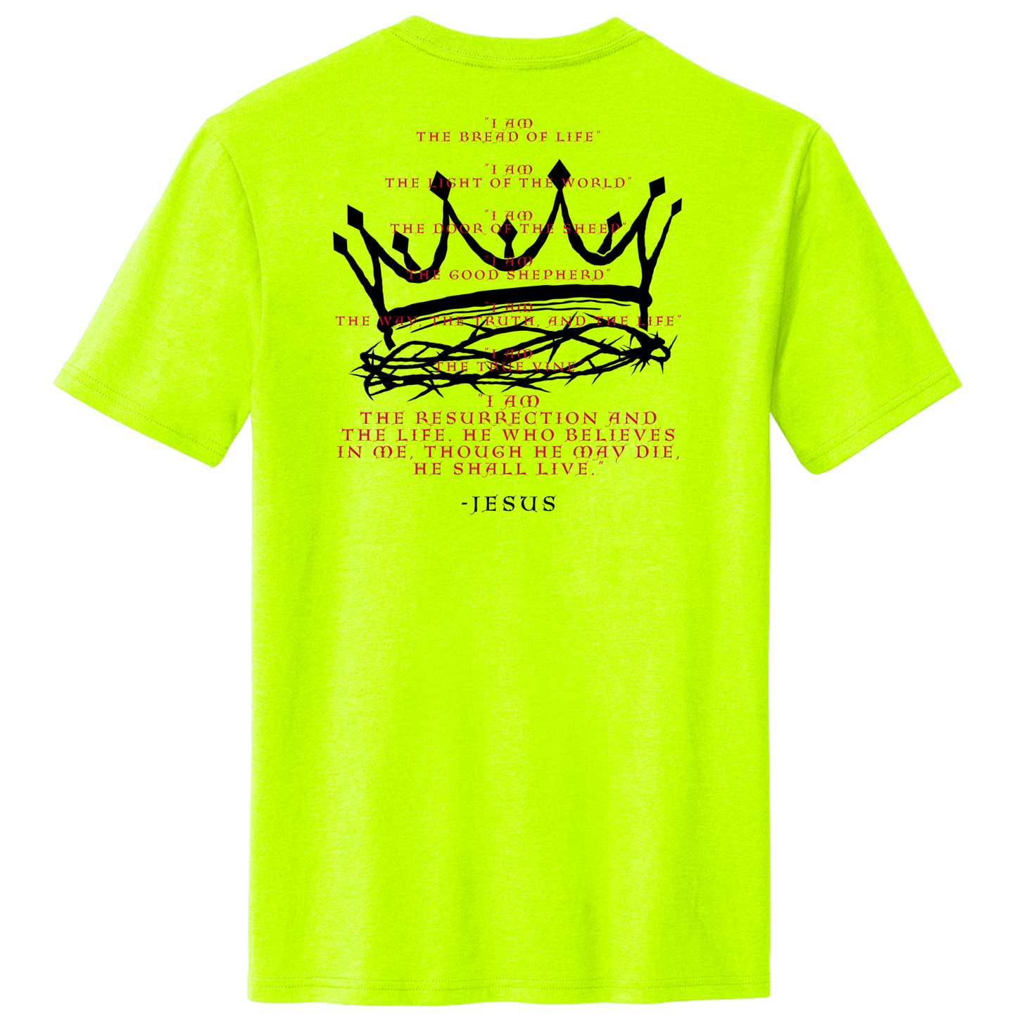 I AM TEE - SAFETY GREEN