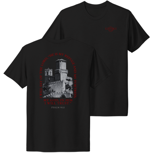 My Refuge T-Shirt Black Front And Back