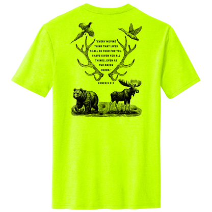SHALL BE FOOD TEE - SAFETY GREEN