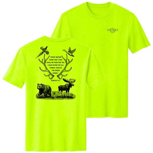 SHALL BE FOOD TEE - SAFETY GREEN