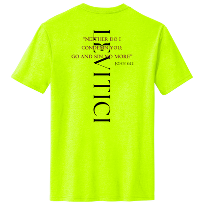 SIN NO MORE TEE - SAFETY GREEN