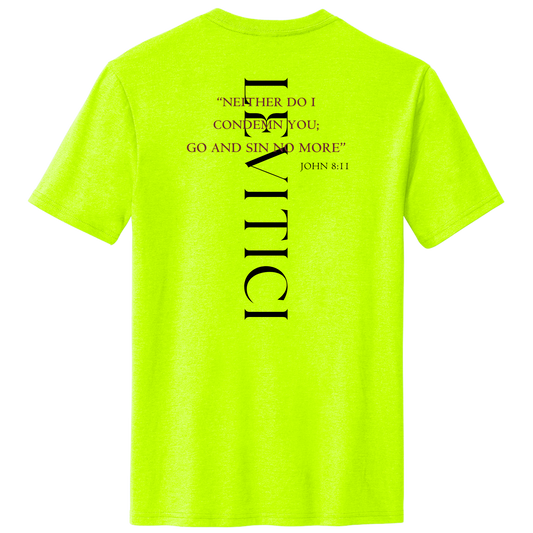 SIN NO MORE TEE - SAFETY GREEN