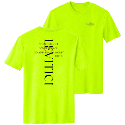 SIN NO MORE TEE - SAFETY GREEN